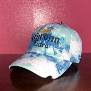 Corona Tie-Dye Baseball Cap - with bottle  opener on front of hat